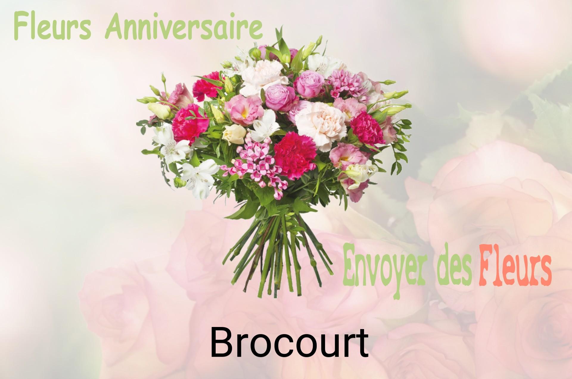 Bouquet de fleurs d’anniversaire livré à Brocourt